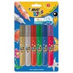 Bic Kids Series Metallic Glitter Glue Pack of 6