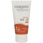 Hydroderm Oil Free Tinted Medium Beige Total Sunblock Cream SPF50 50ml