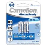 Camelion AlwaysReady 2500mAh Rechargeable AA Battery Pack of 2